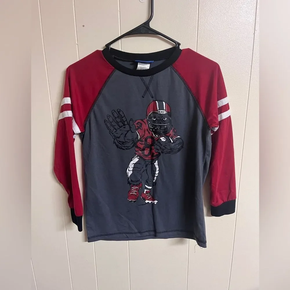 Boys Long Sleeve Pajama Shirt M (10/12)